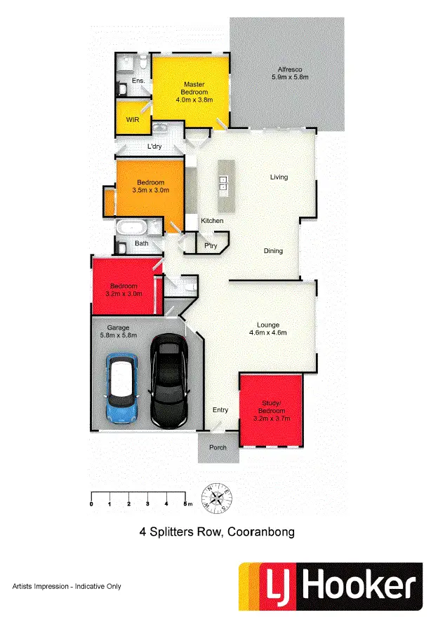 Floorplan of Homely house listing, 4 Splitters Row, Cooranbong NSW 2265