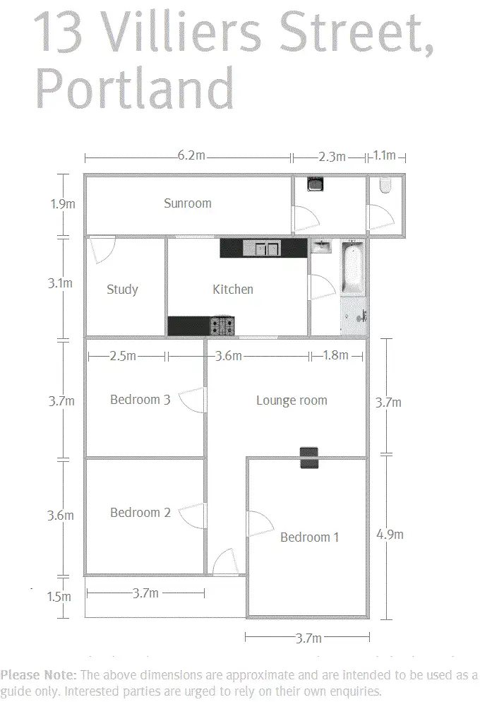 Floorplan of Homely house listing, 13 Villiers Street, Portland NSW 2847