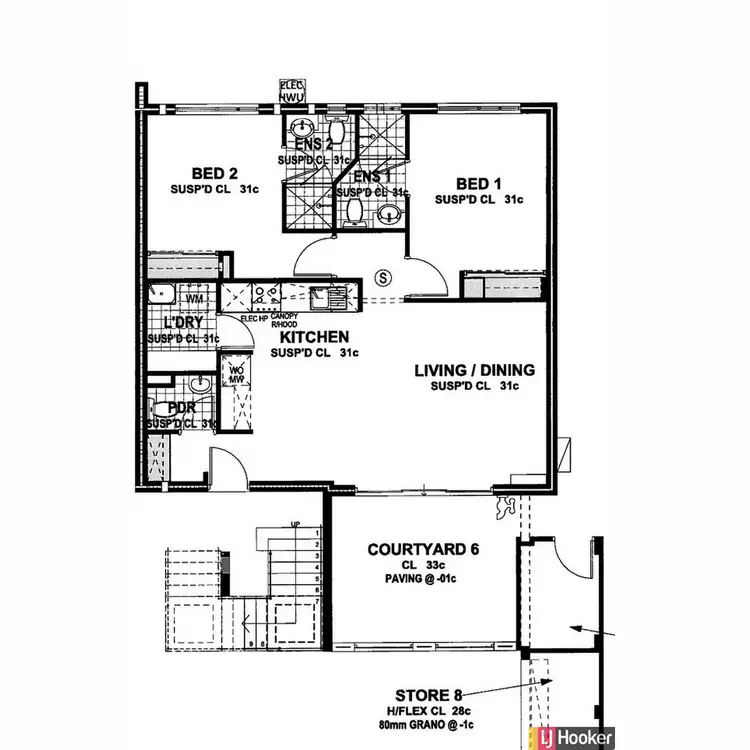 Floorplan of Homely unit listing, 6/15 Allnutt Street, Mandurah WA 6210