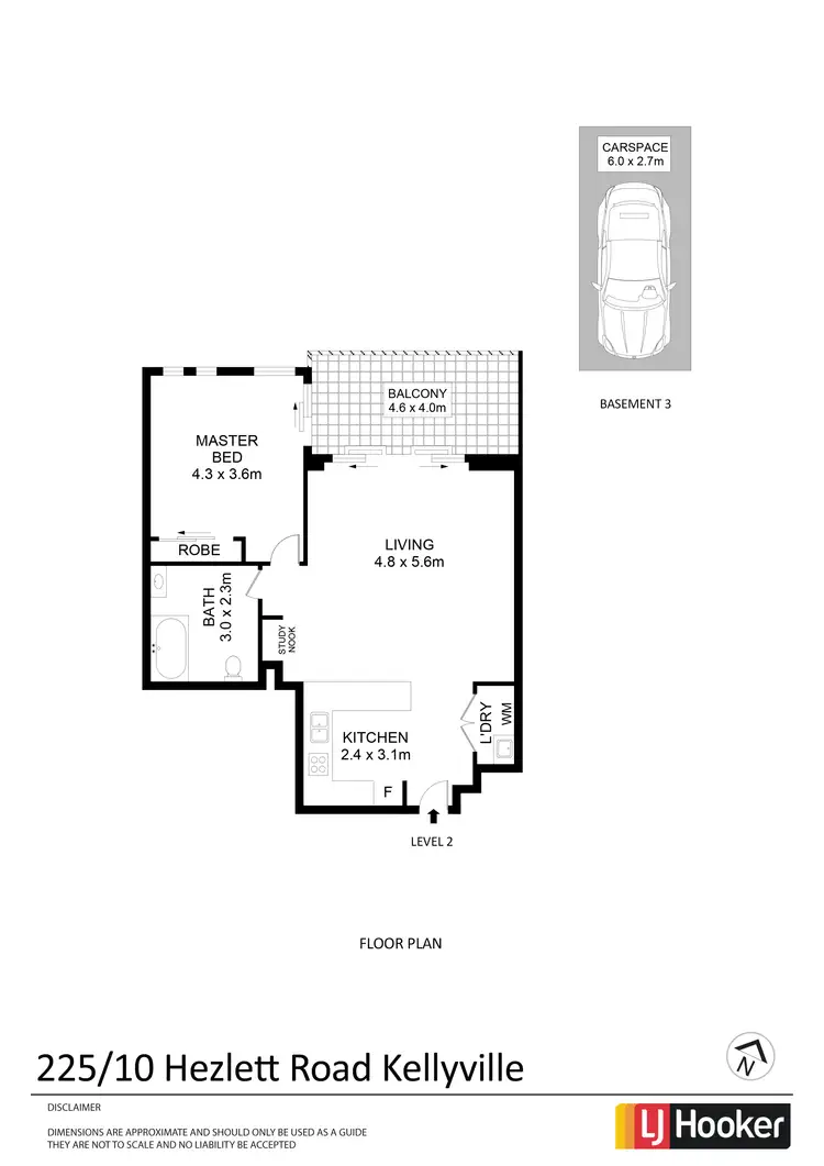 Floorplan of Homely unit listing, 225/10 Hezlett Road, Kellyville NSW 2155
