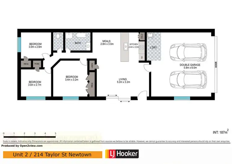 Floorplan of Homely unit listing, 2/214 Taylor Street, Newtown QLD 4350