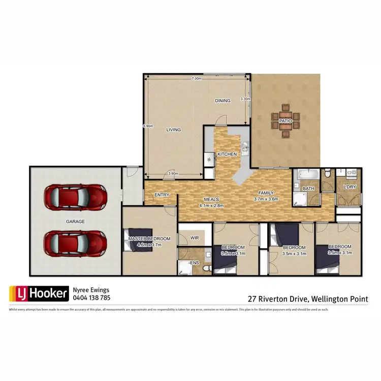 Floorplan of Homely house listing, 27 Riverton Drive, Wellington Point QLD 4160