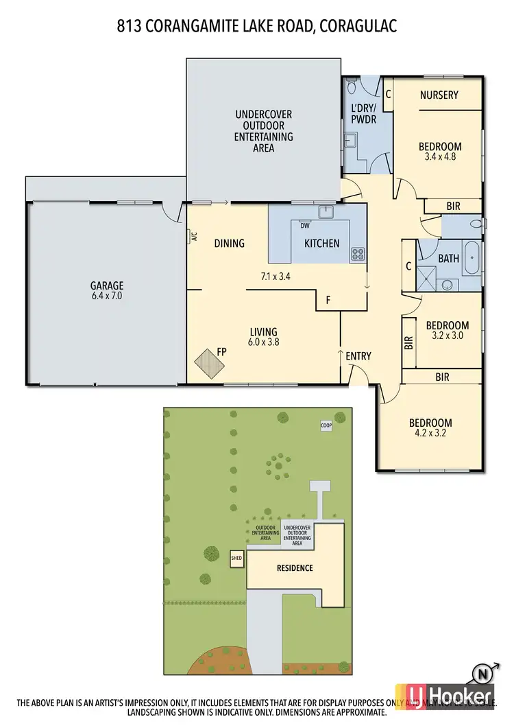 Floorplan of Homely house listing, 813 Corangamite Lake Road, Coragulac VIC 3249