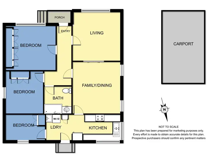 Floorplan of Homely unit listing, 1/56 Central Avenue, Boronia VIC 3155