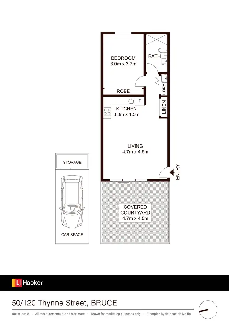 Floorplan of Homely apartment listing, 50/120 Thynne Street, Bruce ACT 2617