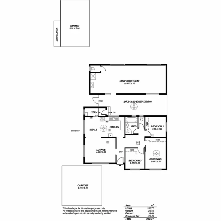 Floorplan of Homely house listing, 4 Blanche Street, Ridgehaven SA 5097