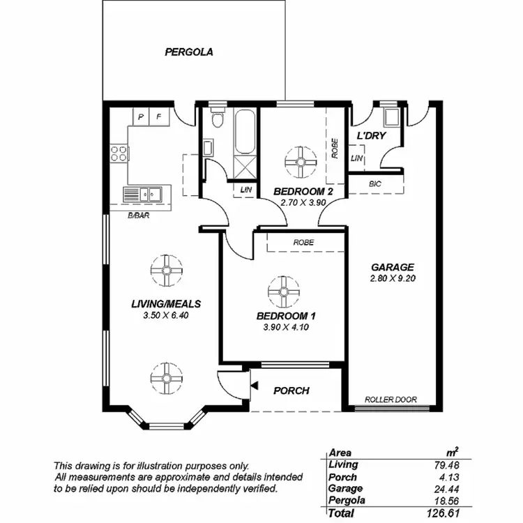 Floorplan of Homely house listing, 1/110 Hewitt Avenue, Toorak Gardens SA 5065