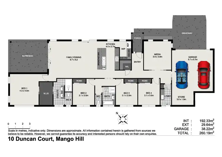 Floorplan of Homely house listing, 10 Duncan Court, Mango Hill QLD 4509