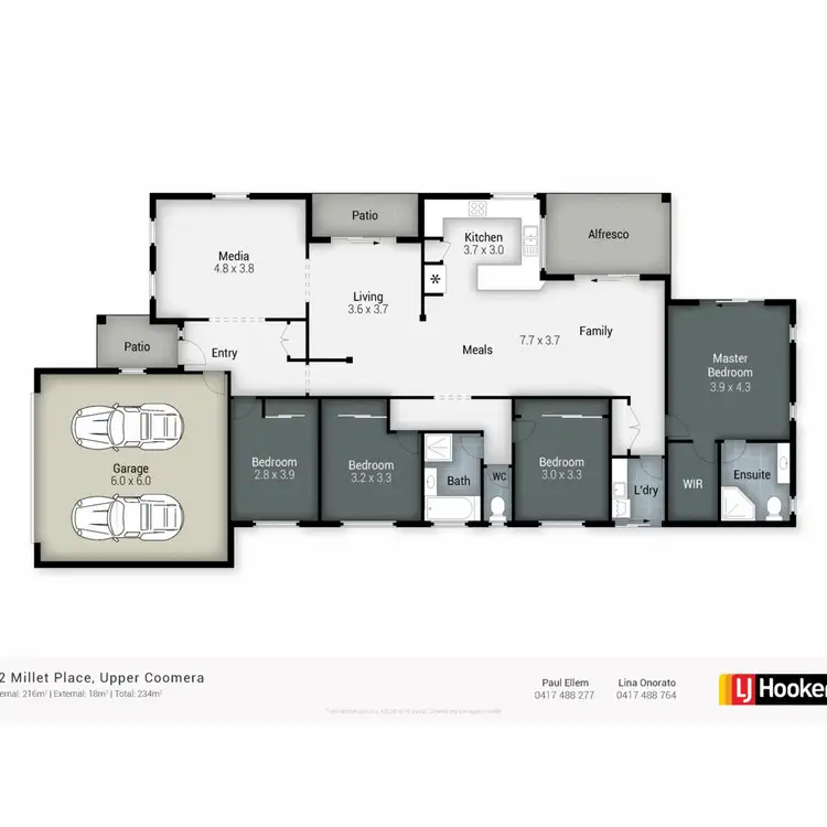 Floorplan of Homely house listing, 12 Millet Place, Upper Coomera QLD 4209