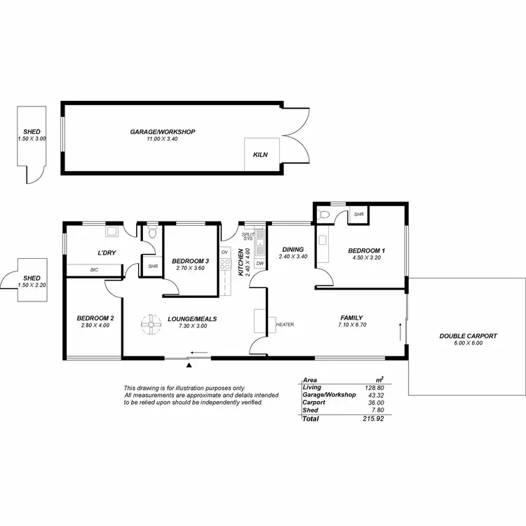 Floorplan of Homely house listing, 5 Lincoln Drive, Redwood Park SA 5097