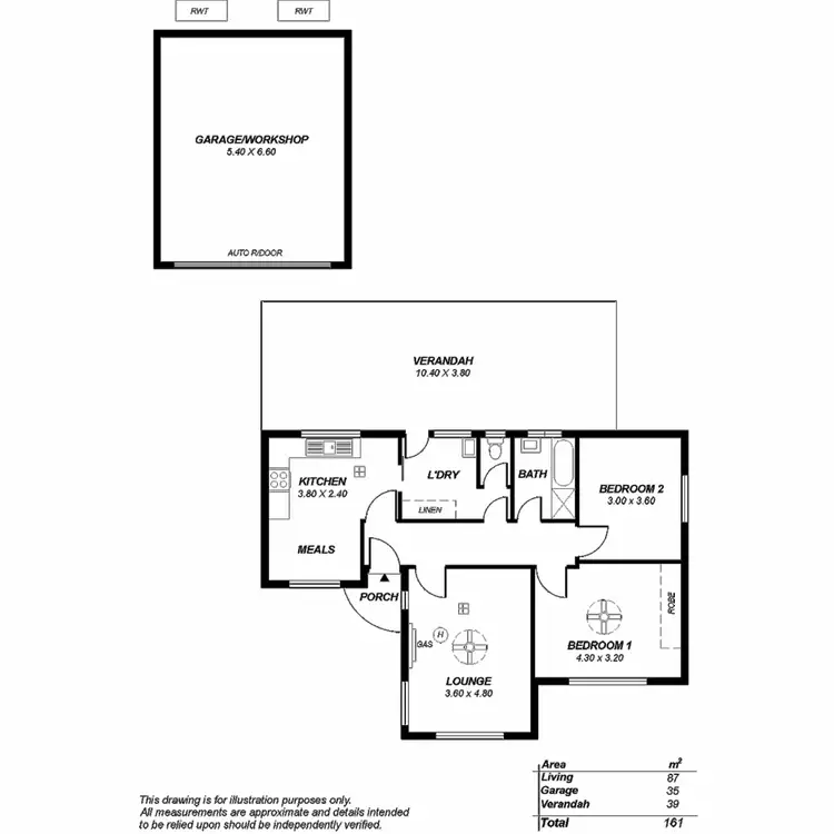 Floorplan of Homely house listing, 22 Poltawa Terrace, Broadview SA 5083