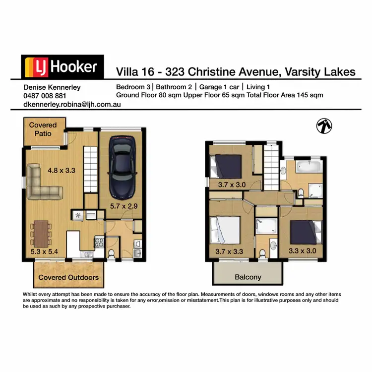 Floorplan of Homely unit listing, 16/323 Christine Avenue, Varsity Lakes QLD 4227