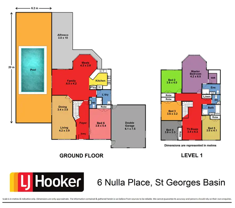Floorplan of Homely house listing, 6 Nulla Place, St Georges Basin NSW 2540