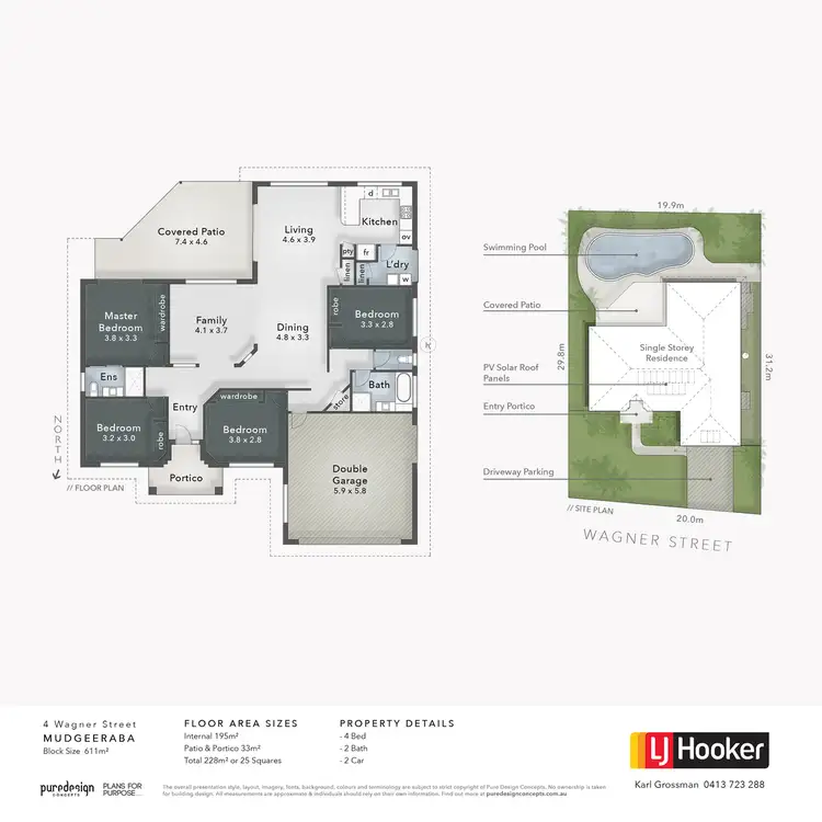 Floorplan of Homely house listing, 4 Wagner Street, Mudgeeraba QLD 4213