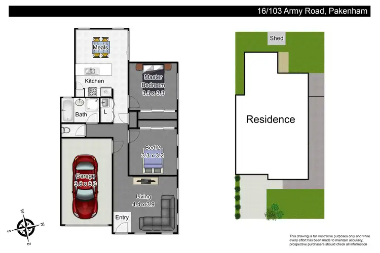 Floorplan of Homely unit listing, 16/103 Army Road, Pakenham VIC 3810