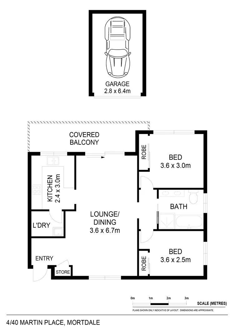 Floorplan of Homely unit listing, 4/40-42 Martin Place, Mortdale NSW 2223