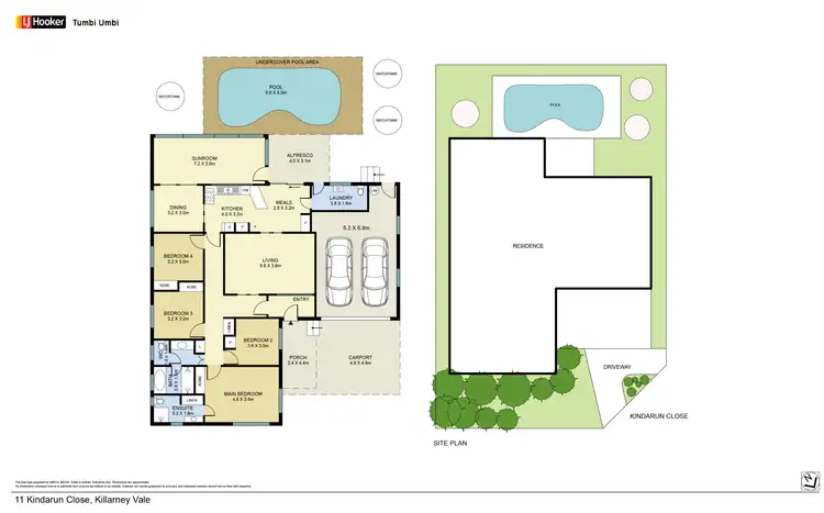 Floorplan of Homely house listing, 11 Kindarun Close, Killarney Vale NSW 2261