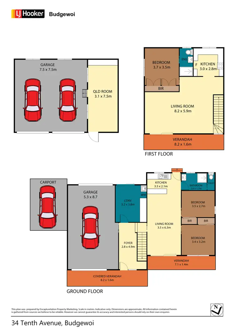 Floorplan of Homely house listing, 34 Tenth Avenue, Budgewoi NSW 2262