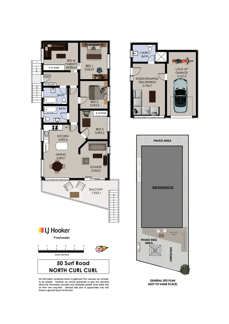 Floorplan of Homely house listing, 50 Surf Road, North Curl Curl NSW 2099