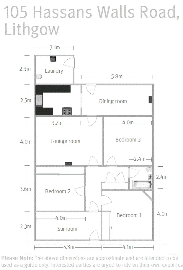 Floorplan of Homely house listing, 105 Hassans Walls Road, Lithgow NSW 2790