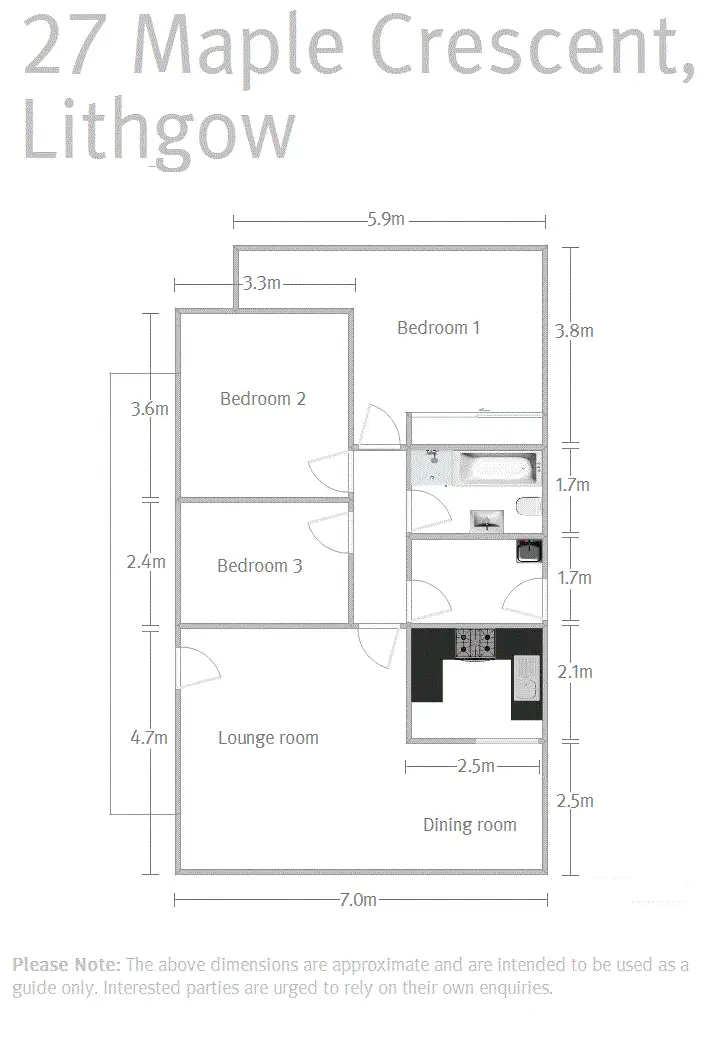 Floorplan of Homely house listing, 27 Maple Crescent, Lithgow NSW 2790