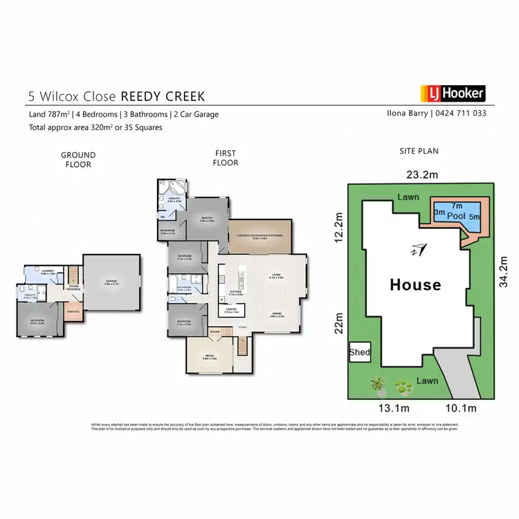 Floorplan of Homely house listing, 5 Wilcox Close, Reedy Creek QLD 4227