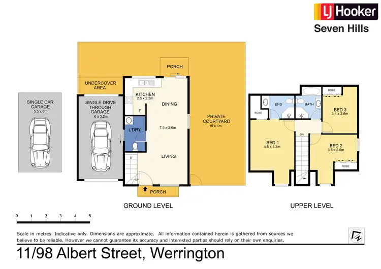 Floorplan of Homely townhouse listing, 11/98 Albert Street, Werrington NSW 2747