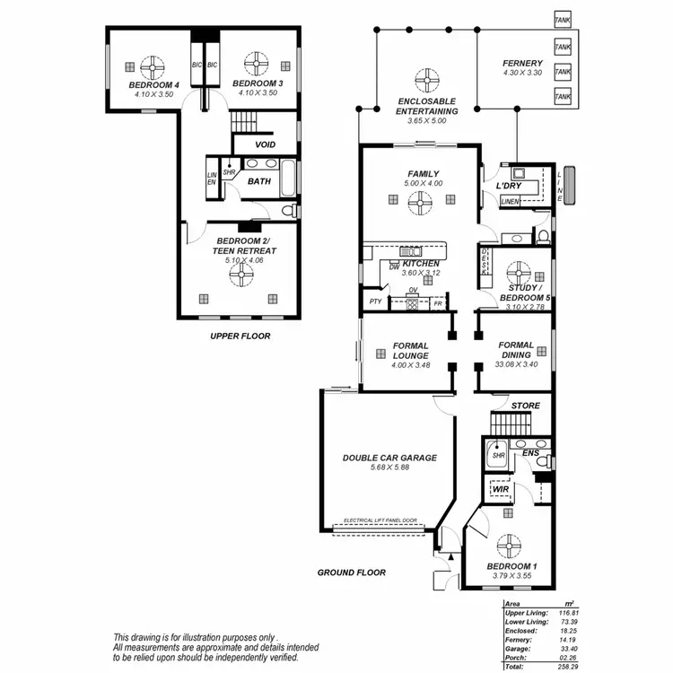 Floorplan of Homely townhouse listing, 7A Winchester Street, Highgate SA 5063