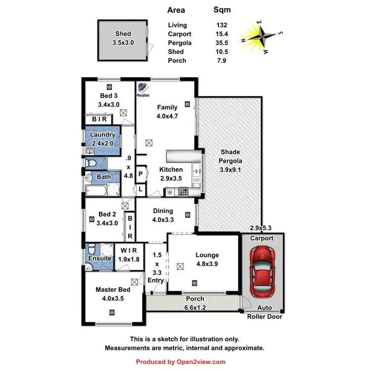 Floorplan of Homely house listing, 8 Lisa Martin Court, Gawler East SA 5118