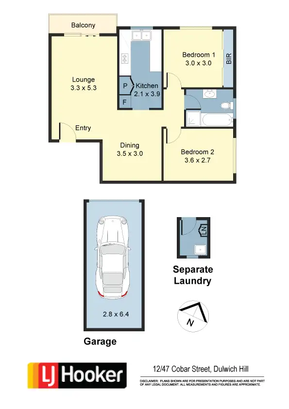 Floorplan of Homely apartment listing, 12/47-53 Cobar Street, Dulwich Hill NSW 2203