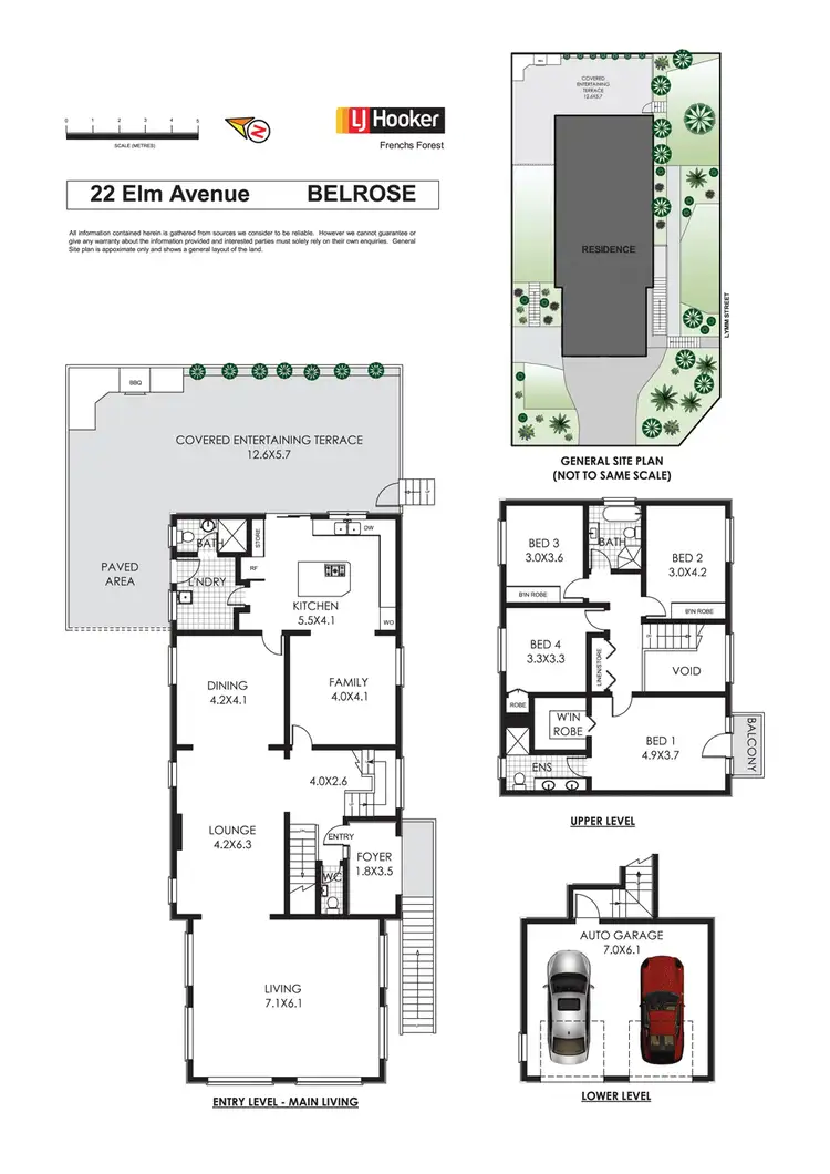 Floorplan of Homely house listing, 22 Elm Avenue, Belrose NSW 2085
