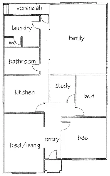 Floorplan of Homely house listing, 71 Elsie Street, Boronia VIC 3155