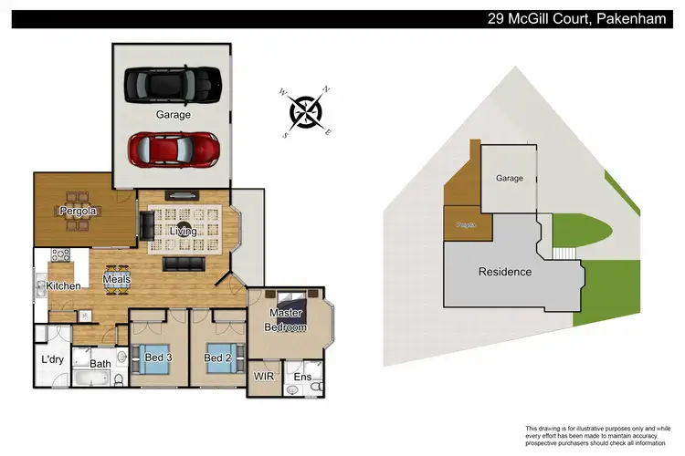 Floorplan of Homely house listing, 29 McGill Court, Pakenham VIC 3810