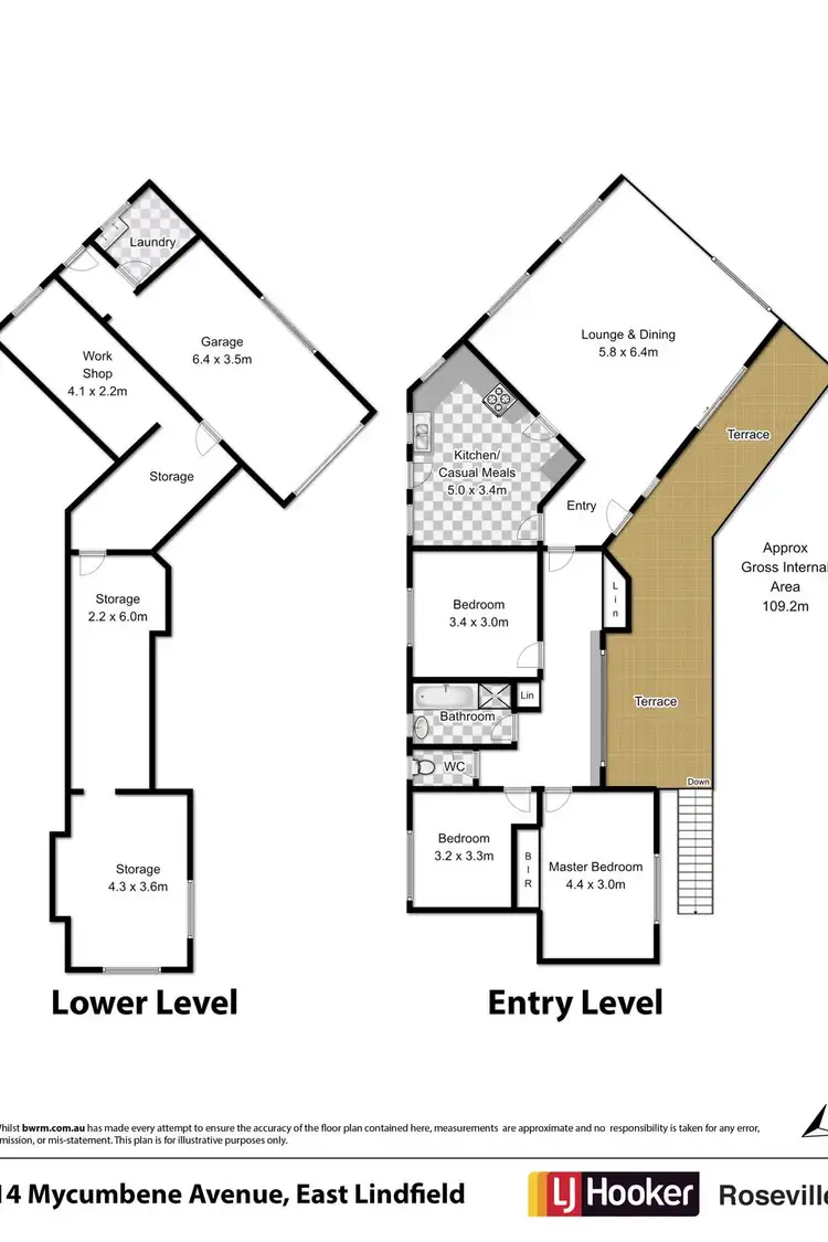 Floorplan of Homely house listing, 14 Mycumbene Avenue, East Lindfield NSW 2070