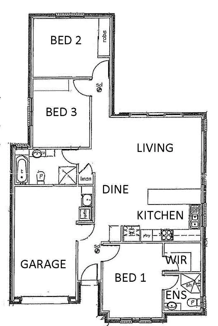 Floorplan of Homely villa listing, 21 Oval Road, Victor Harbor SA 5211