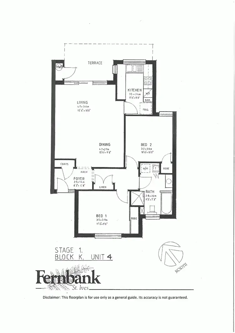 Floorplan of Homely unit listing, 4/2 - 8 Kitchener Street, St Ives NSW 2075