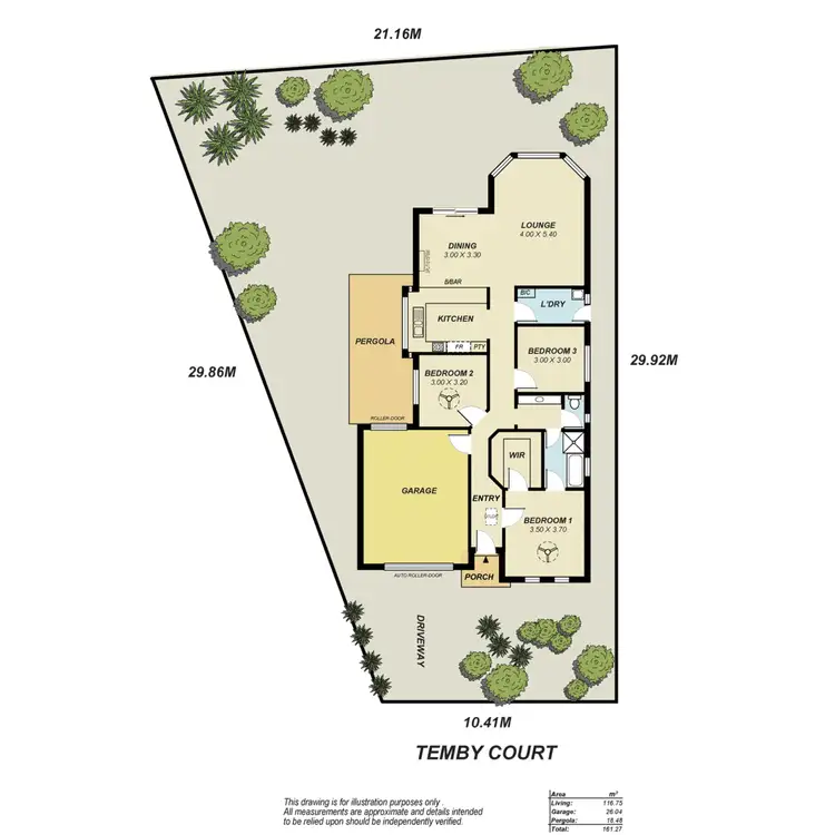 Floorplan of Homely house listing, 10 Temby Court, Greenwith SA 5125