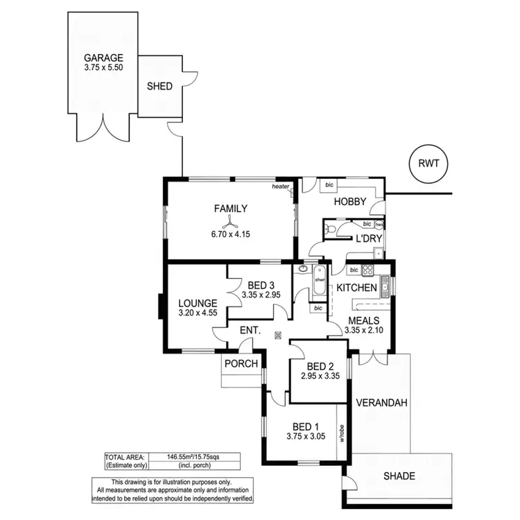 Floorplan of Homely house listing, 30 KORANA Street, South Plympton SA 5038