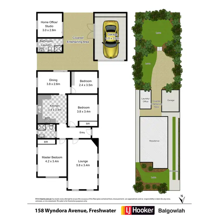 Floorplan of Homely house listing, 158 Wyndora Avenue, Freshwater NSW 2096