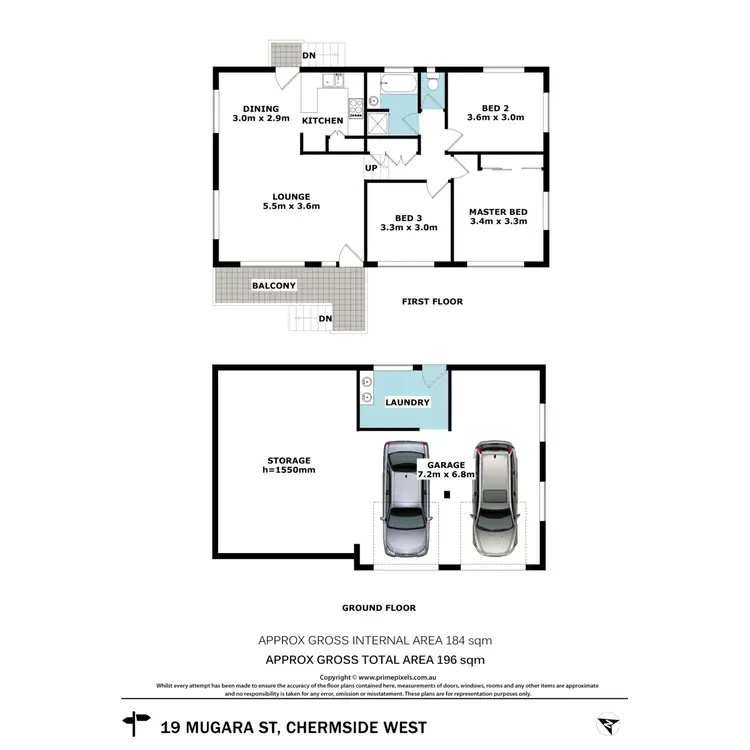 Floorplan of Homely house listing, 19 Mugara Street, Chermside West QLD 4032
