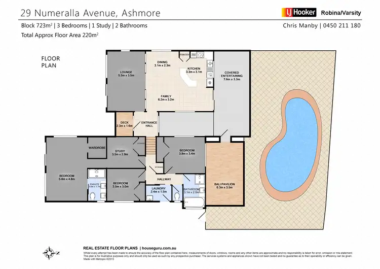 Floorplan of Homely house listing, 29 Numeralla Avenue, Ashmore QLD 4214