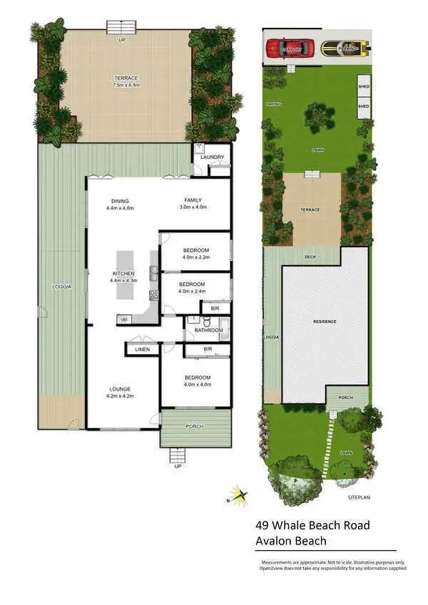 Floorplan of Homely house listing, 49 Whale Beach Road, Avalon NSW 2107