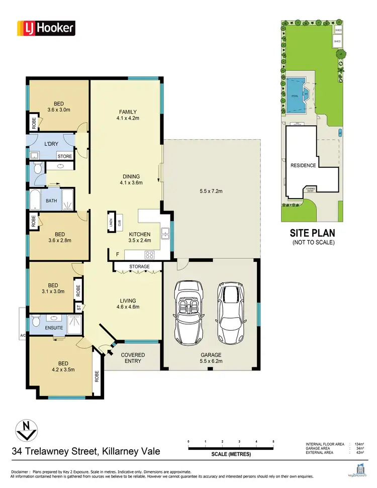 Floorplan of Homely house listing, 34 Trelawney Street, Killarney Vale NSW 2261