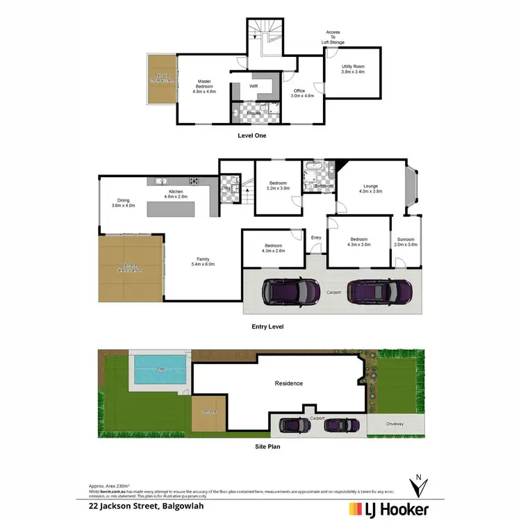 Floorplan of Homely house listing, 22 Jackson Street, Balgowlah NSW 2093