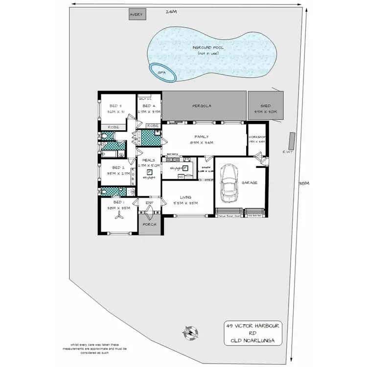 Floorplan of Homely house listing, 49 Victor Harbor Road, Old Noarlunga SA 5168
