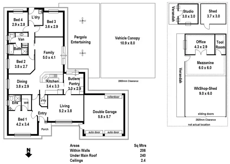 Floorplan of Homely house listing, 9 Matthew Smillie Drive, Nairne SA 5252