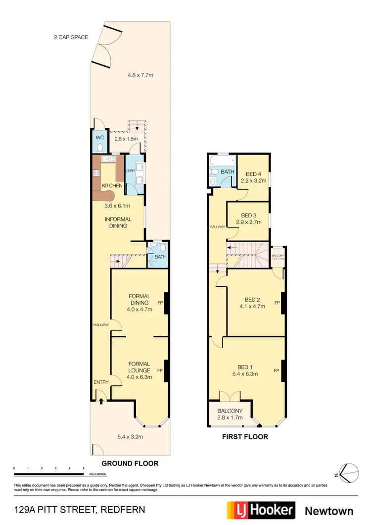 Floorplan of Homely house listing, 129A Pitt Street, Redfern NSW 2016