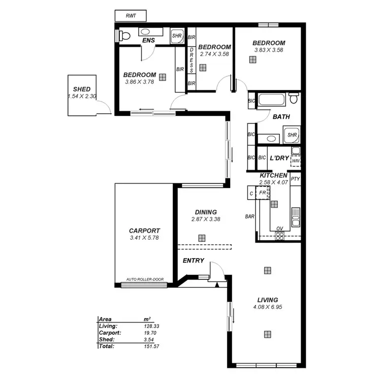 Floorplan of Homely house listing, 17B Brigalow Avenue, Kensington Gardens SA 5068