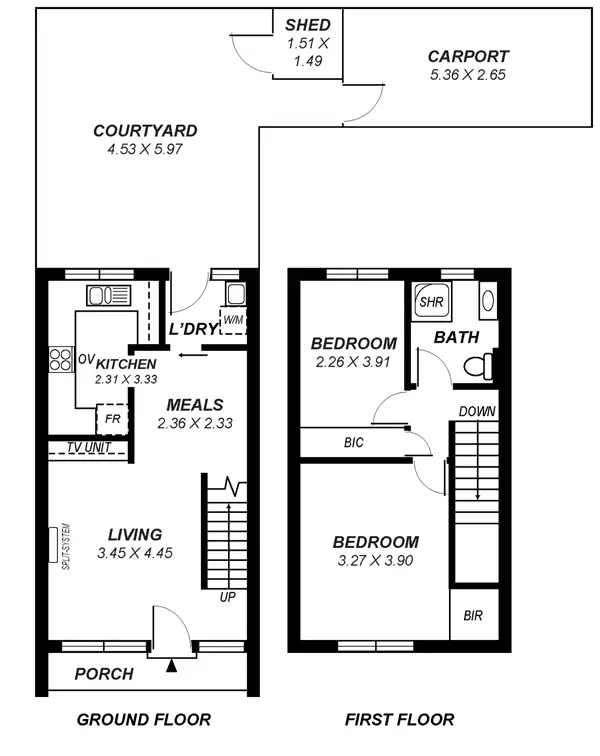 Floorplan of Homely townhouse listing, 17/14-18 John Street, Payneham SA 5070