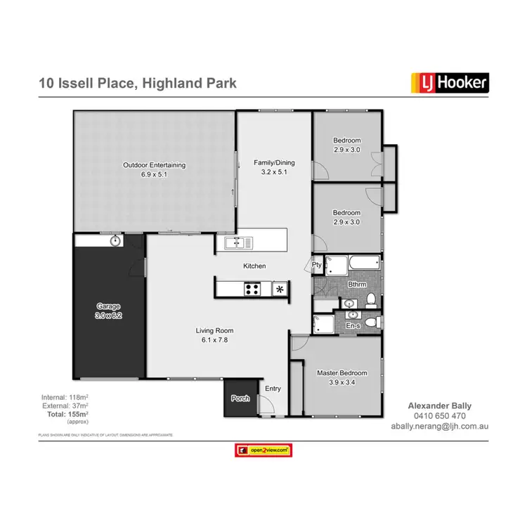 Floorplan of Homely house listing, 10 Issell Place, Highland Park QLD 4211